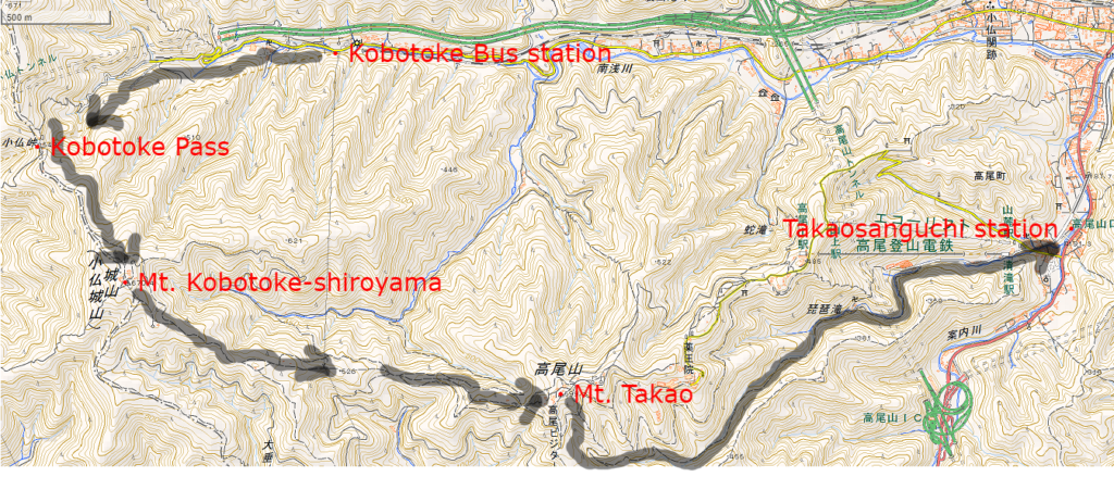 Mt.shiroyama map