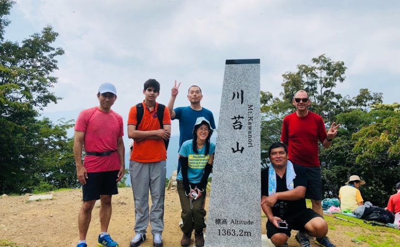 Hiking for Mt. Kawanori via Hyakuhiro Waterfall (2018.08.05)