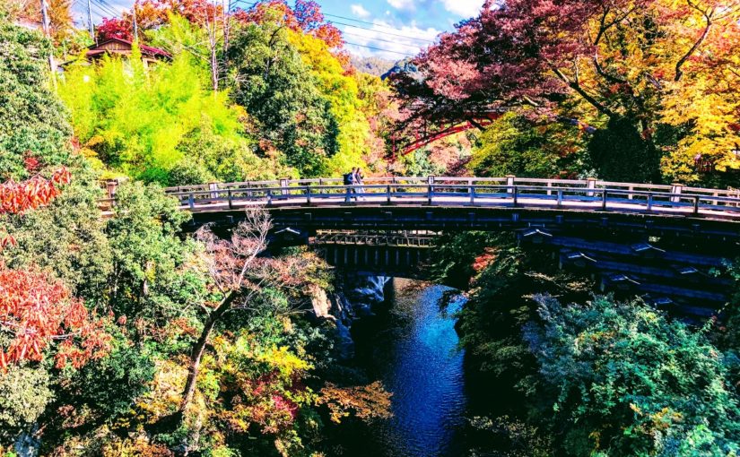 Saruhashi Bridge with a beautifully strange legend is recommended tourist spot in Yamanashi