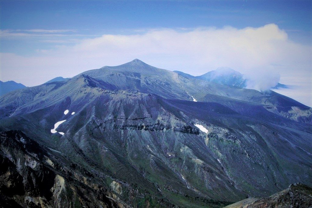 Mt.Tokachi is a unique landscape like a moon.